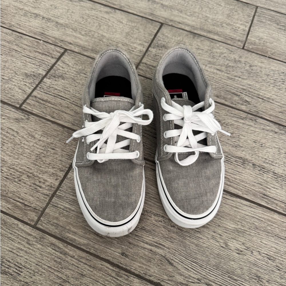 Vans Gray Canvas Sneakers